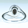 Australian Solid Boulder Opal Silver Ring - Size 9 Code CC405