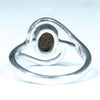 Australian Solid Boulder Opal Silver Ring - Size 6 Code CC252