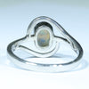 Lightning Ridge Solid Opal Silver Ring - Size 9.5 Code CC202