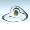 Australian Solid Boulder Opal Silver Ring - Size 8.5 Code CC402