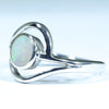Lightning Ridge Solid Opal Silver Ring - Size 7 Code CC199