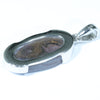 Australian Boulder Opal Silver Pendant with Silver Chain (23mm x 11mm) Code - FF520