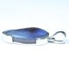 Australian Boulder Opal Silver Pendant with Silver Chain (23mm x 11mm) Code - FF520