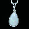Lightning Ridge Silver Opal Pendant at the Australian Opal Shop - Gold Coast