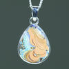 Stunning Opal Silver Pendant at the Australian Opal Shop, Brisbane Rd, Gold Coast