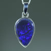 Silver Black Opal Pendant - 186 Brisbane Rd, Australian Opal Shop 