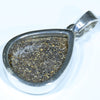 Australian Boulder Opal Silver Pendant with Silver Chain (15mm x 12mm) Code - Y159