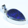 Natural Australian Black Opal - Sterling Silver