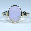 Stunning Lightning Ridge Crystal Opal Gold Ring - Australian Opal Shop, Brisbane Rd, Gold Coast