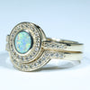 Stunning Queensland Boulder Opal Wedding Ring Set - Australian Opal Shop