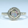 Stunning Engagement and Wedding Opal Ring Set - Australian Opal Shop - Gold Coast