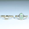 Gold Opal and Diamond Engagement Wedding Ring Set - Australian Opal Shop - Gold Coast