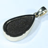 Natural Solid Australian Boulder Opal Gold Pendant (18mm x 11mm) Code - Z53