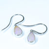 Australian Boulder Opal Silver Earring (11mm x 8mm) Code - V18