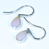 Australian Boulder Opal Silver Earring (11mm x 8mm) Code - V18