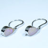Australian Boulder Opal Silver Earring (11mm x 8mm) Code - V18