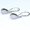 Australian Boulder Opal Silver Earring (11mm x 8mm) Code - V18