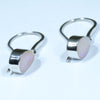 Australian Boulder Opal Silver Earring (11mm x 8mm) Code - V18