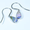 Australian Boulder Opal Silver Earring (12mm x 7mm) Code - V16