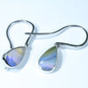 Australian Boulder Opal Silver Earring (12mm x 7mm) Code - V16