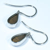 Australian Boulder Opal Silver Earring (14mm x 7mm) Code - SS639
