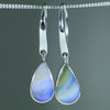 Silver Opal Drop Earrings - Australian Opal Shop - Gold Coast