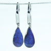 Australian Boulder Opal Silver Earring (14mm x 7mm) Code - SS639