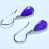 Australian Boulder Opal Silver Earring (12.5mm x 7mm) Code - V15