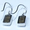Australian Boulder Opal Silver Earring (12mm x 7mm) Code - V004