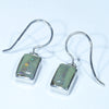 Australian Boulder Opal Silver Earring (12mm x 7mm) Code - V004