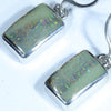 Australian Boulder Opal Silver Earring (12mm x 7mm) Code - V004