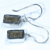 Australian Boulder Opal Silver Earring (12mm x 7mm) Code - V004