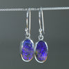 Silver Opal Drop Earrings - Australian Opal Shop - Gold Coast
