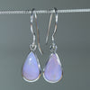 Silver Opal Drop Earrings - Australian Opal Shop - 186 Brisbane Rd - Gold Coast