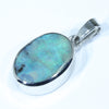 Queensland Boulder Opal Silver Pendant with Silver Chain (14mm x 10mm) Code - Y241