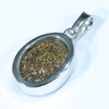 Queensland Boulder Opal Silver Pendant with Silver Chain (14mm x 10mm) Code - Y241