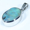 Queensland Boulder Opal Silver Pendant with Silver Chain (14mm x 10mm) Code - Y241