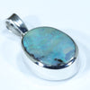 Queensland Boulder Opal Silver Pendant with Silver Chain (14mm x 10mm) Code - Y241