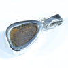 Queensland  Boulder Opal Silver Pendant with Silver Chain (11mm x 8.5mm) Code - Y218