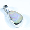 Queensland  Boulder Opal Silver Pendant with Silver Chain (11mm x 8.5mm) Code - Y218