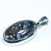 Sterling Silver - Solid Queensland Koroit Opal Matrix