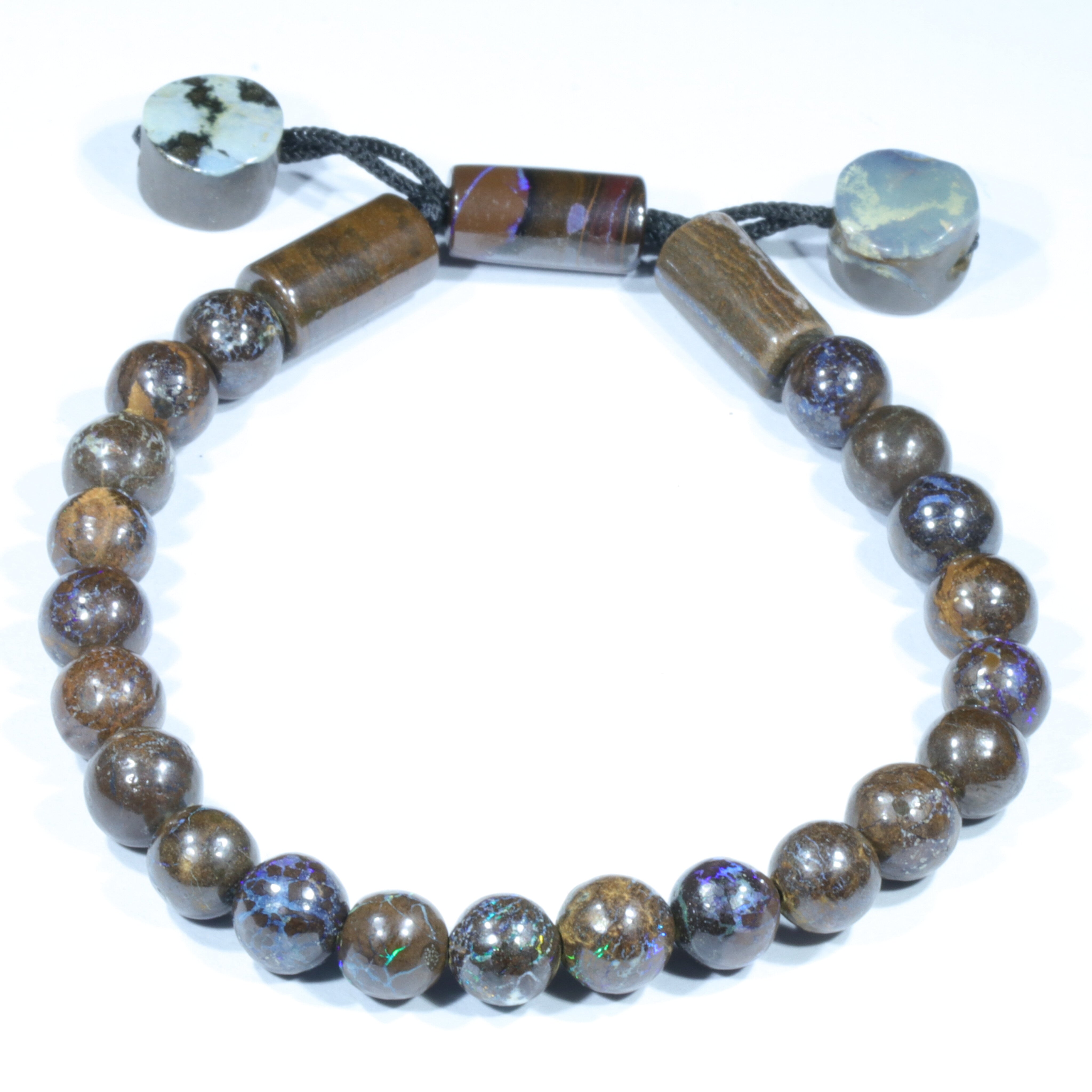Australian Boulder Opal Matrix Bracelet 16.5cm Code BR891