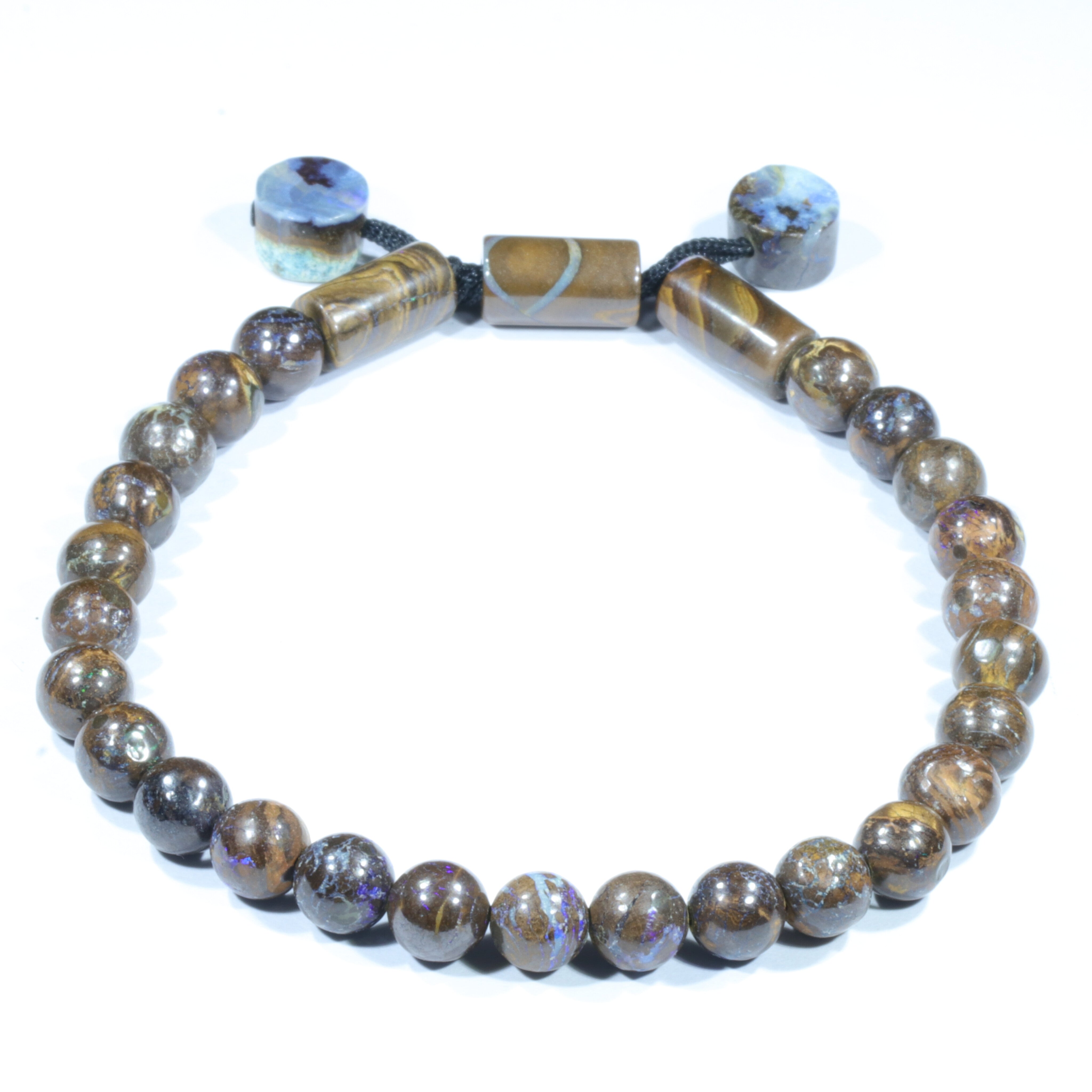 Australian Boulder Opal Matrix Bracelet 21cm Code BR873