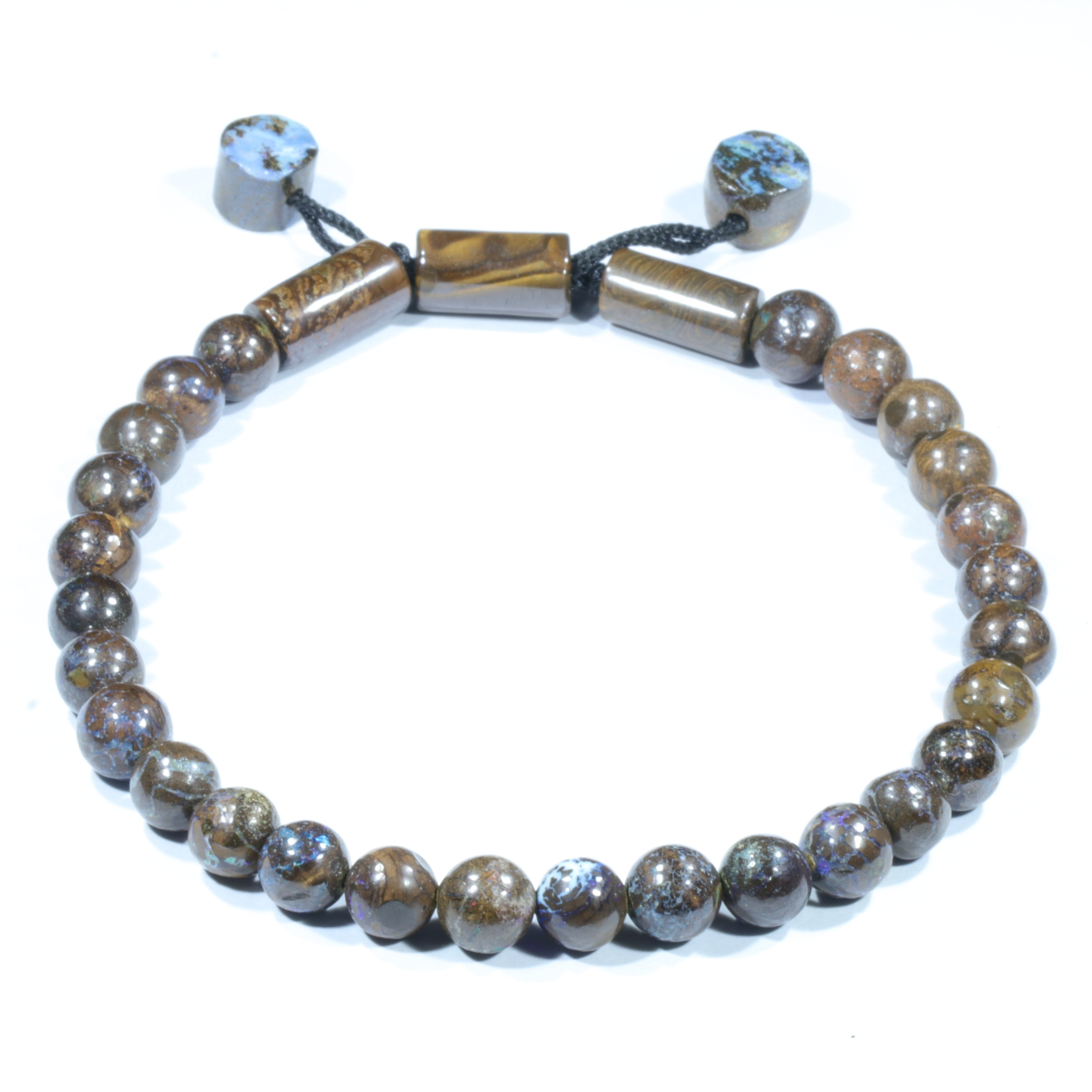 Australian Boulder Opal Matrix Bracelet 21cm Code BR889