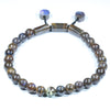 Natural Australian Boulder Opal Matrix Adjustable Bracelet