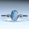Silver Opal Ring - Australian Opal Shop - 186 Brisbane Rd - Gold Coast