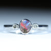 Opal Birthstone Ring for October - Australian Opal Shop - Gold Coast