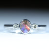 Silver Opal Ring - Australian Opal Shop - 186 Brisbane Rd - Gold Coast