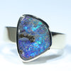 Natural Australian Boulder Opal Gold Ring - Australian Opal Shop