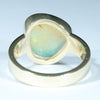 Natural Solid Australian Crystal Opal Gold Ring - Size 6.75 Code - T20